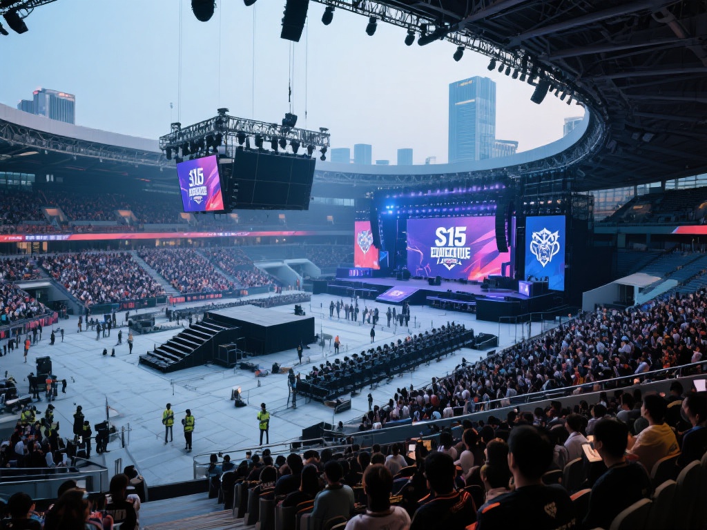 要举办一场如S15这样规模的赛事，硬件设