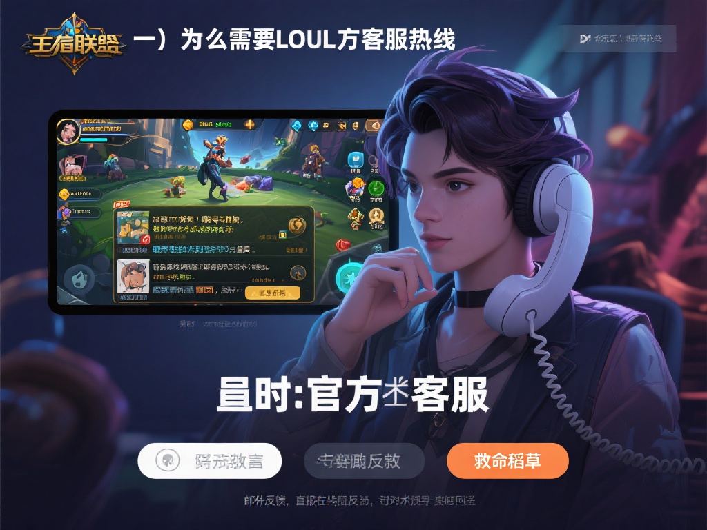 一、为什么需要LOL官方客服热线
在玩