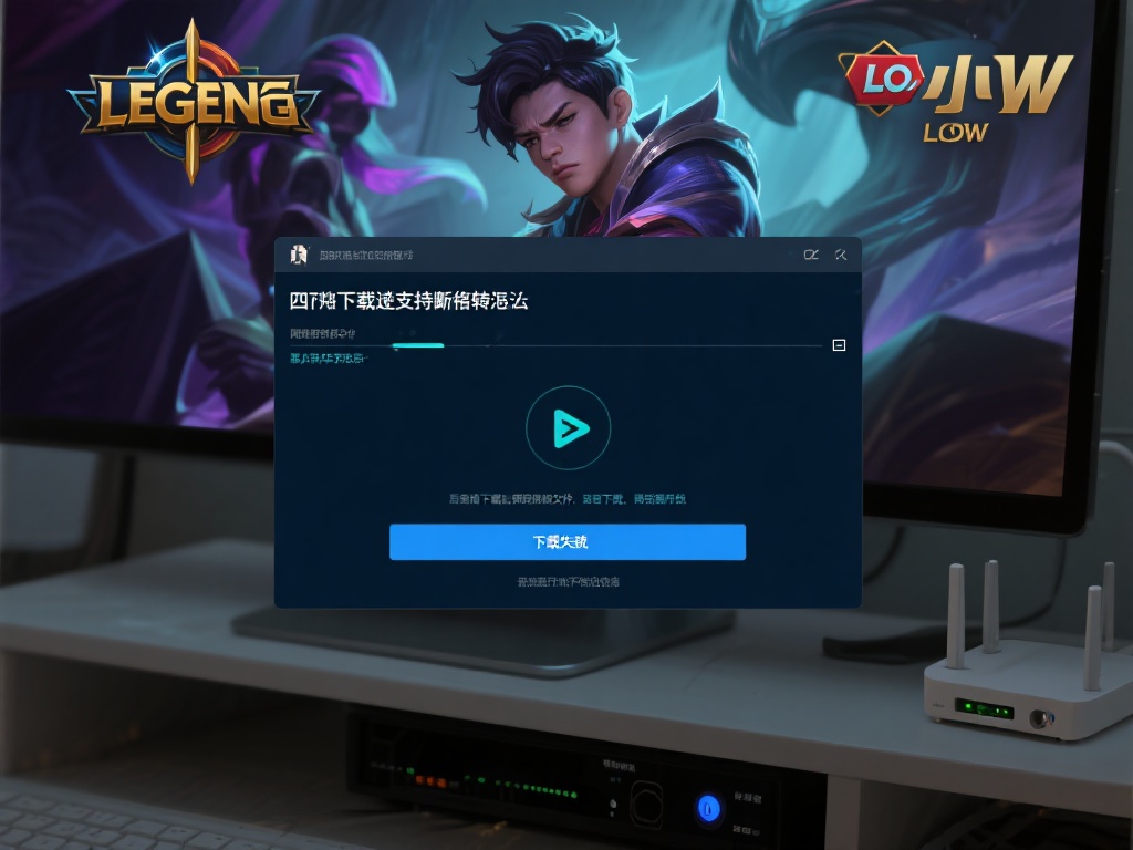 LOL官网下载常见问题一览,快速消除疑问! 四:下载过程中断怎么办
网络不稳定可能