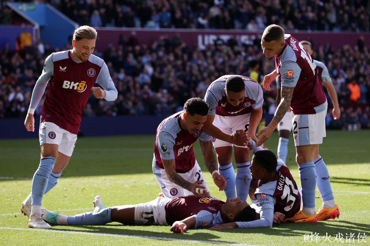 创队史纪录,维拉首次取得英超6连胜 创队史纪录,维拉首次取得英超6连胜